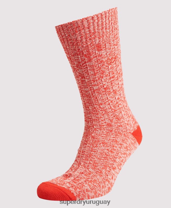 uy Superdry hombres Pack de calcetines torcidos de algodón orgánico azul DT2N8Z1764 accesorios