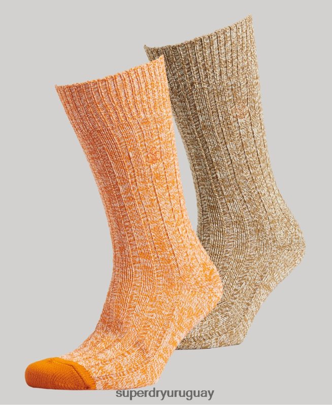 uy Superdry hombres Pack de calcetines torcidos de algodón orgánico multi DT2N8Z1762 accesorios