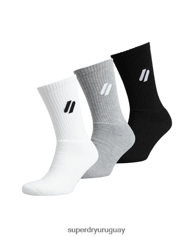 uy Superdry hombres calcetines coolmax blanco DT2N8Z1425 accesorios