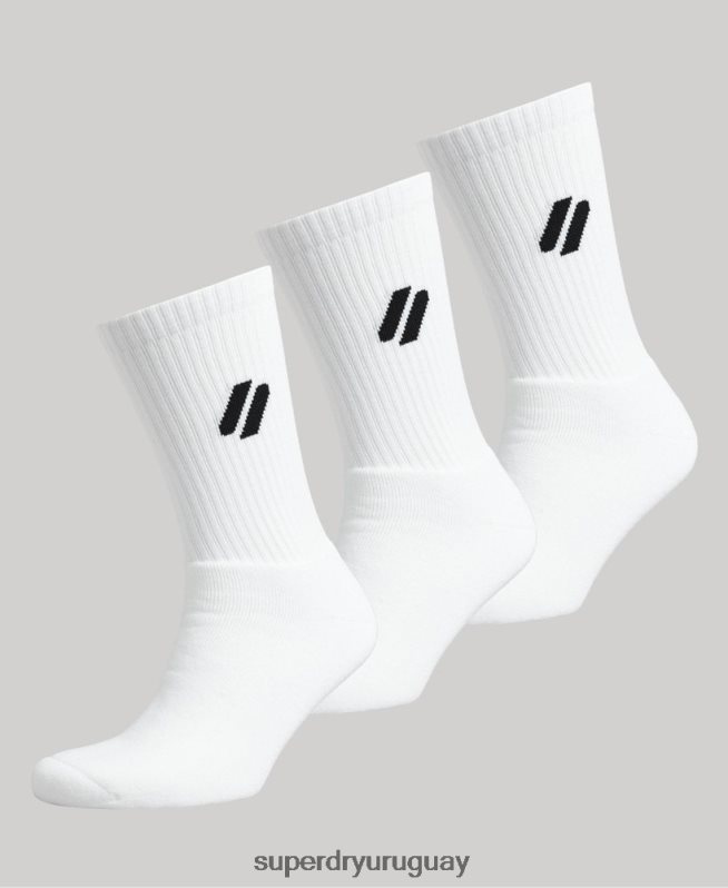 uy Superdry hombres calcetines coolmax blanco DT2N8Z1431 accesorios