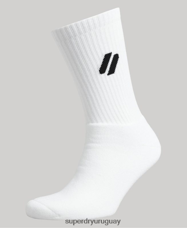 uy Superdry hombres calcetines coolmax blanco DT2N8Z1431 accesorios