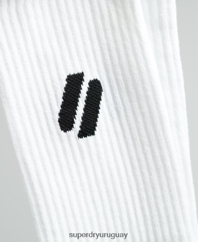 uy Superdry hombres calcetines coolmax blanco DT2N8Z1431 accesorios