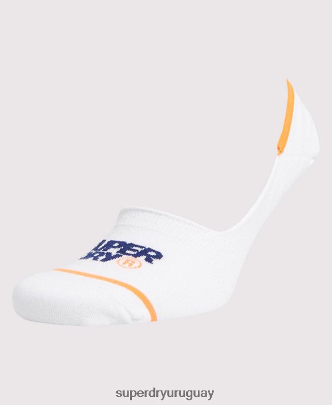 uy Superdry hombres calcetines deportivos invisibles blanco DT2N8Z1853 accesorios