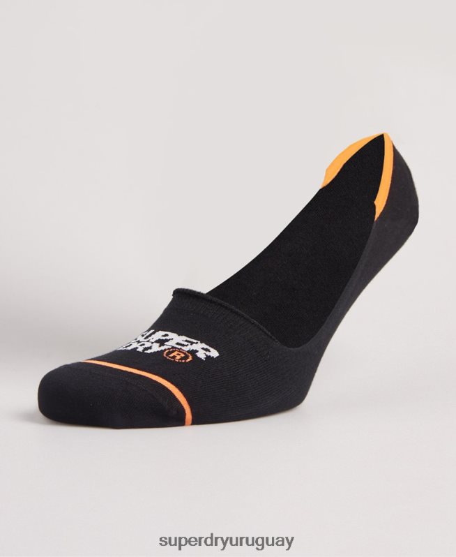 uy Superdry hombres calcetines deportivos invisibles de algodón orgánico blanco DT2N8Z1854 accesorios