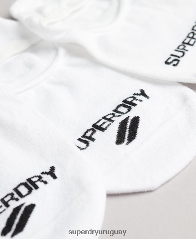 uy Superdry hombres calcetines invisibles coolmax blanco DT2N8Z1428 accesorios