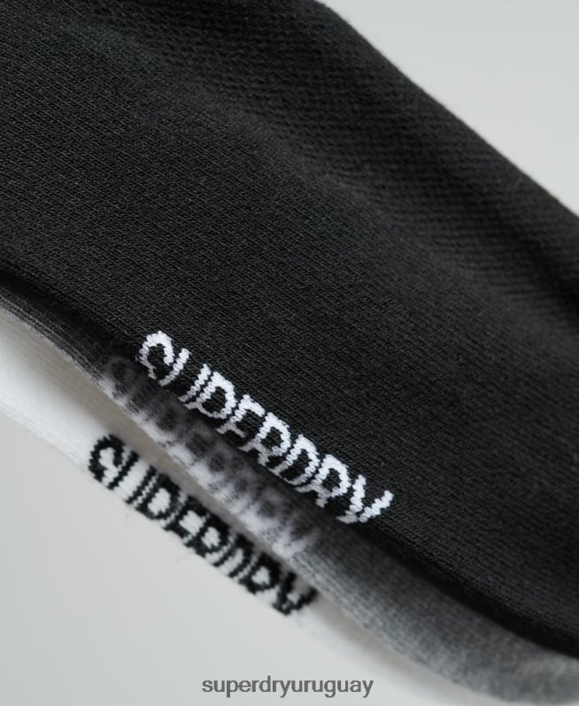 uy Superdry hombres calcetines tobilleros coolmax blanco DT2N8Z1424 accesorios