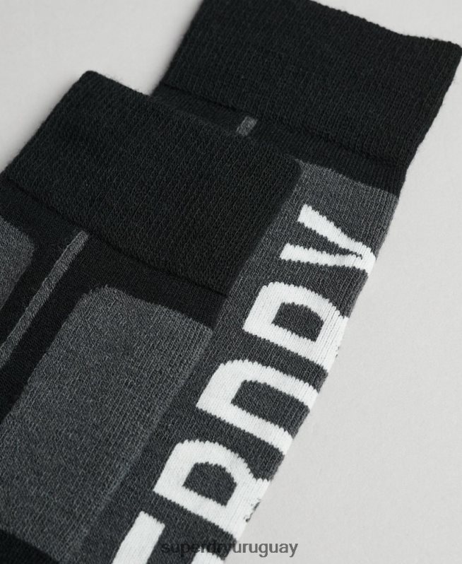 uy Superdry hombres paquete de 2 calcetines de nieve multi DT2N8Z1389 accesorios