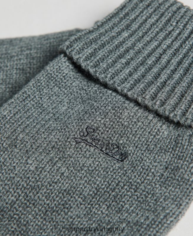 uy Superdry hombres conjunto de accesorios con logotipo vintage gris DT2N8Z1648 accesorios