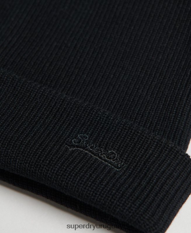 uy Superdry hombres conjunto de accesorios con logotipo vintage negro DT2N8Z1674 accesorios