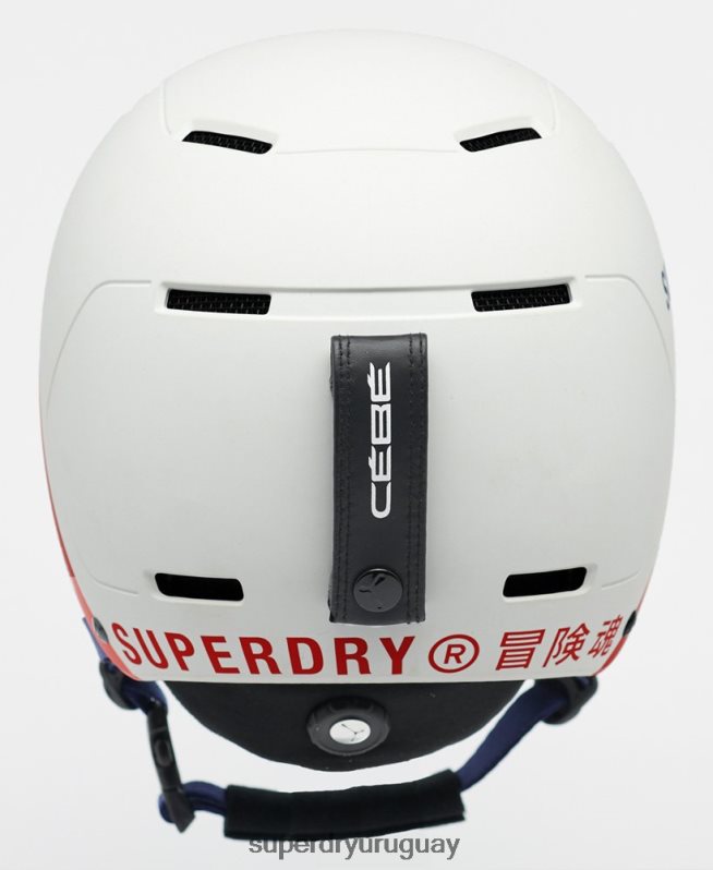 uy Superdry hombres casco cebe pow mips blanco DT2N8Z1396 accesorios