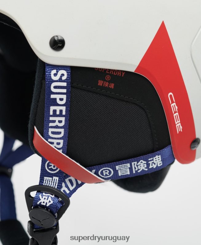 uy Superdry hombres casco cebe pow mips blanco DT2N8Z1396 accesorios