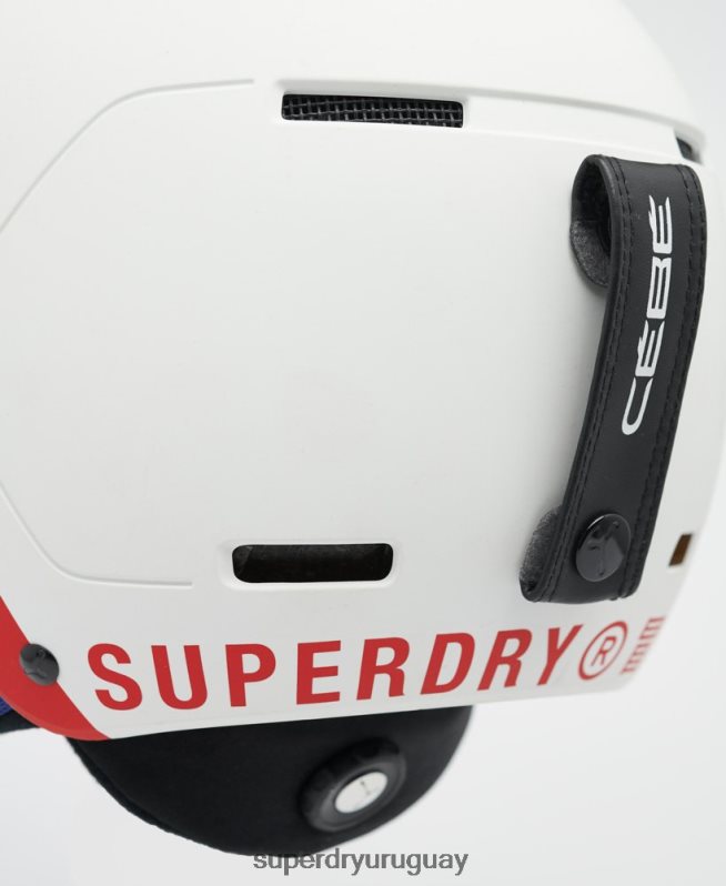 uy Superdry hombres casco cebe pow mips blanco DT2N8Z1396 accesorios