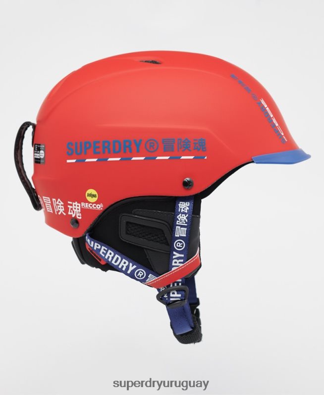 uy Superdry hombres cebe concurso visera último casco rojo DT2N8Z1402 accesorios