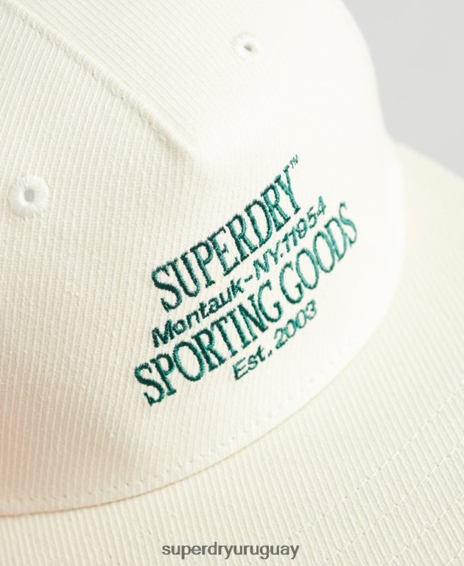 uy Superdry hombres gorra b-boy crema DT2N8Z1643 accesorios