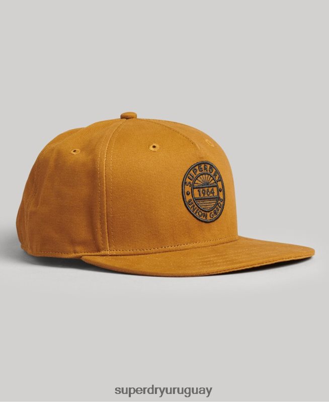 uy Superdry hombres gorra b-boy marrón DT2N8Z1631 accesorios