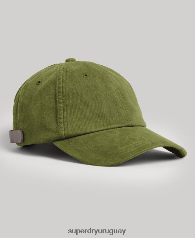 uy Superdry hombres gorra bordada vintage caqui DT2N8Z1615 accesorios