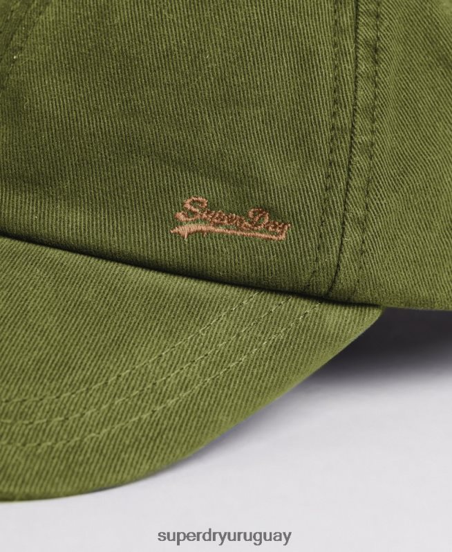 uy Superdry hombres gorra bordada vintage caqui DT2N8Z1615 accesorios