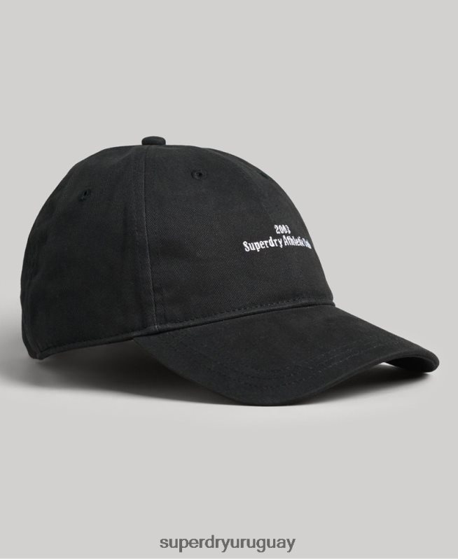 uy Superdry hombres gorra de béisbol esencial negro DT2N8Z1626 accesorios