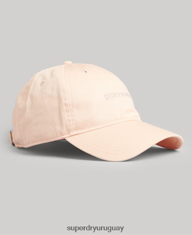 uy Superdry hombres gorra de béisbol esencial rosa DT2N8Z1657 accesorios