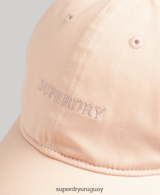 uy Superdry hombres gorra de béisbol esencial rosa DT2N8Z1657 accesorios