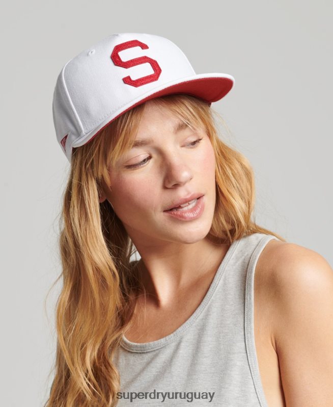 uy Superdry hombres gorra de beisbol vintage blanco DT2N8Z1750 accesorios