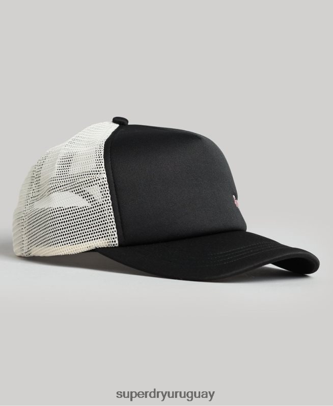 uy Superdry hombres gorra de camionero marcador gris oscuro DT2N8Z1720 accesorios