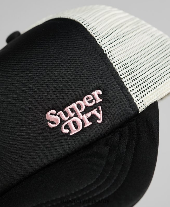 uy Superdry hombres gorra de camionero marcador gris oscuro DT2N8Z1720 accesorios