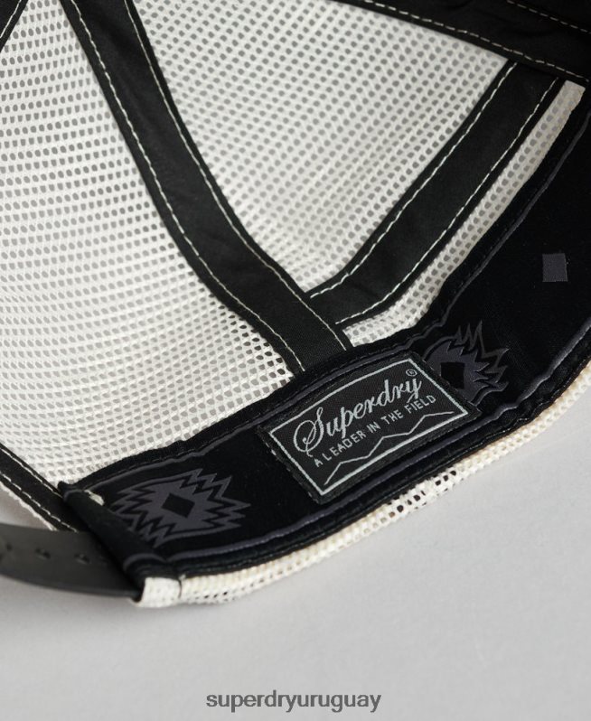uy Superdry hombres gorra de camionero marcador gris oscuro DT2N8Z1720 accesorios