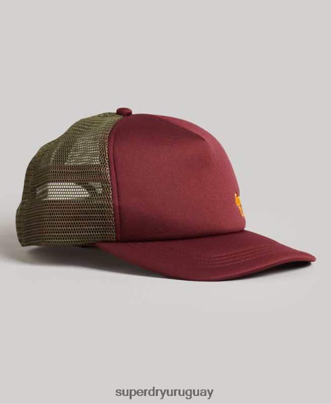 uy Superdry hombres gorra de camionero marcador rojo DT2N8Z1630 accesorios