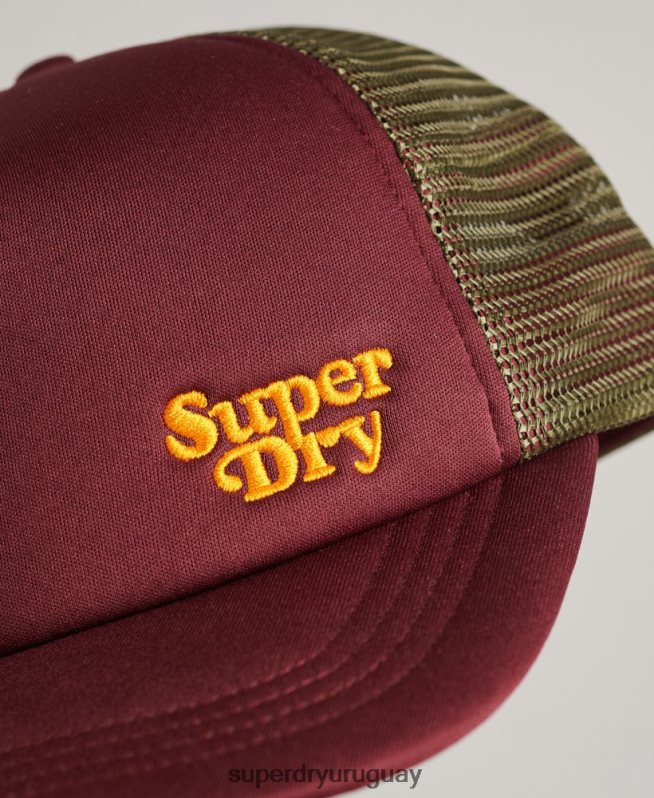 uy Superdry hombres gorra de camionero marcador rojo DT2N8Z1630 accesorios