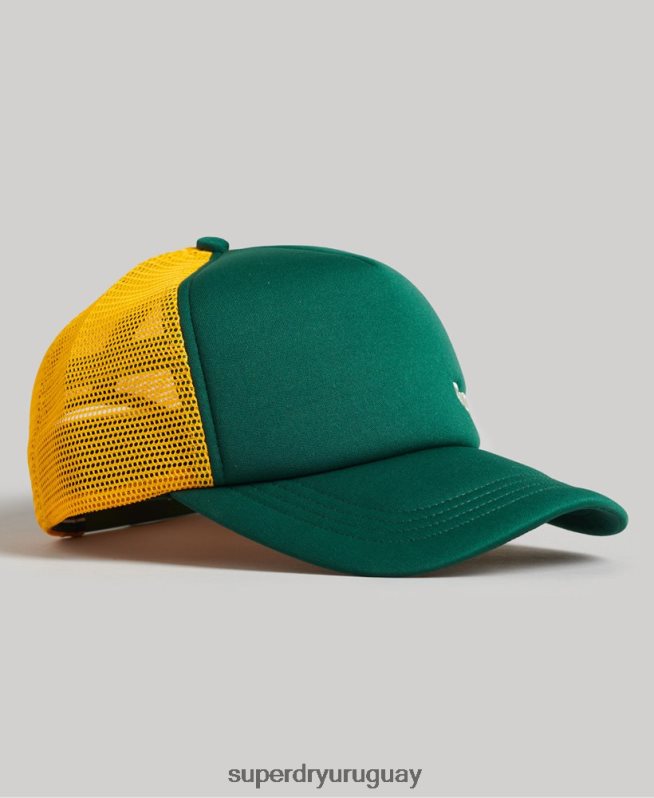 uy Superdry hombres gorra de camionero marcador verde DT2N8Z1660 accesorios