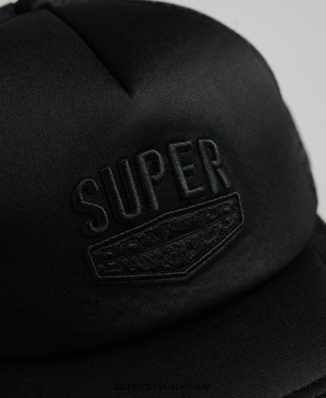 uy Superdry hombres gorra de camionero vintage negro DT2N8Z1629 accesorios