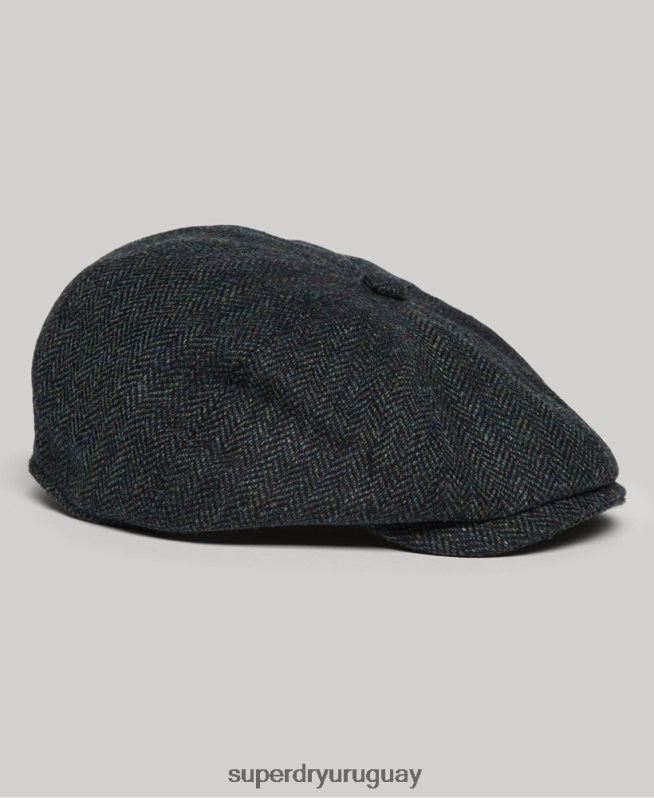 uy Superdry hombres gorra de panadero azul DT2N8Z111 accesorios