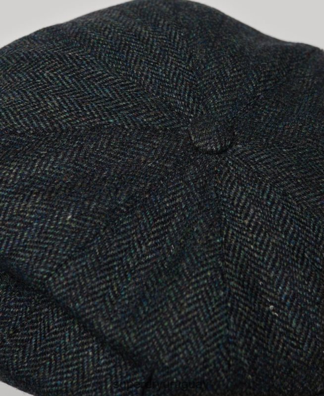uy Superdry hombres gorra de panadero azul DT2N8Z111 accesorios