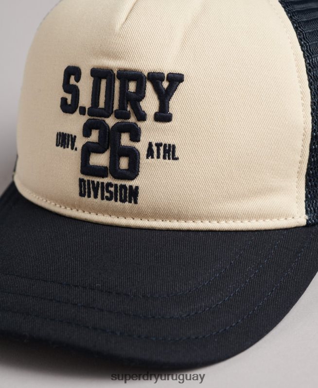uy Superdry hombres gorra trucker clásica crema DT2N8Z1791 accesorios