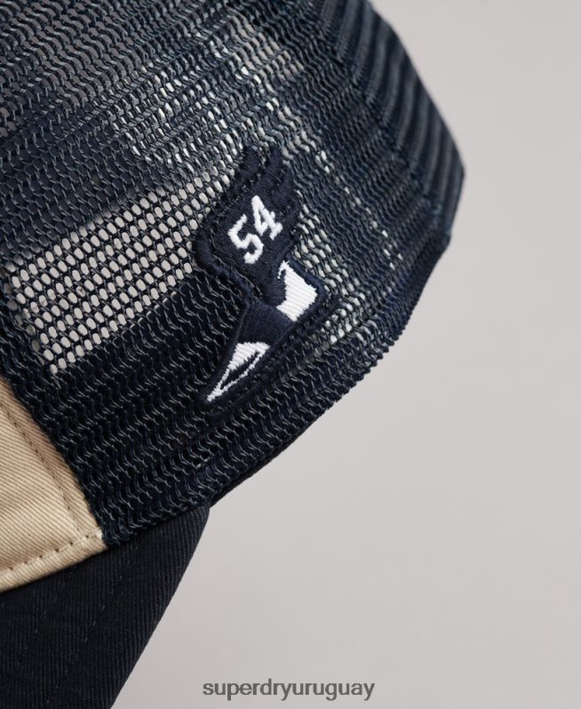 uy Superdry hombres gorra trucker clásica crema DT2N8Z1791 accesorios