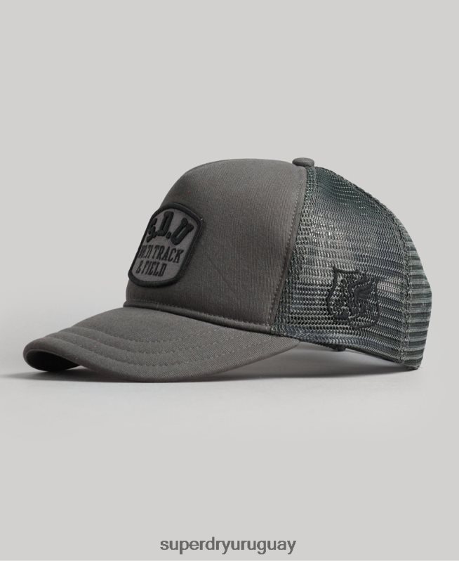 uy Superdry hombres gorra trucker clásica gris oscuro DT2N8Z1603 accesorios