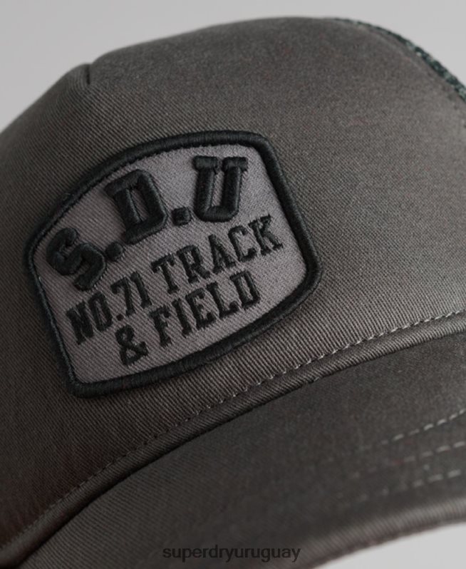 uy Superdry hombres gorra trucker clásica gris oscuro DT2N8Z1603 accesorios