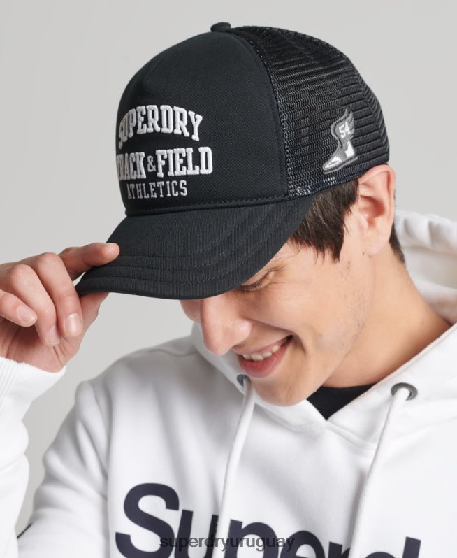 uy Superdry hombres gorra trucker clásica negro DT2N8Z1790 accesorios