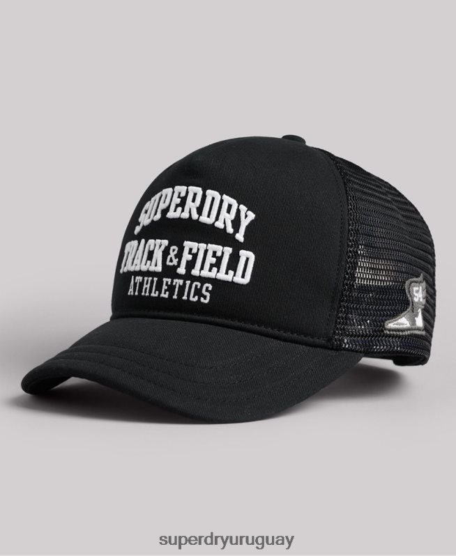 uy Superdry hombres gorra trucker clásica negro DT2N8Z1790 accesorios