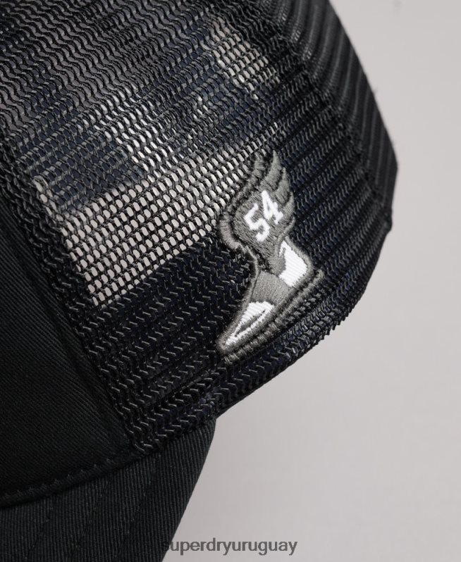 uy Superdry hombres gorra trucker clásica negro DT2N8Z1790 accesorios