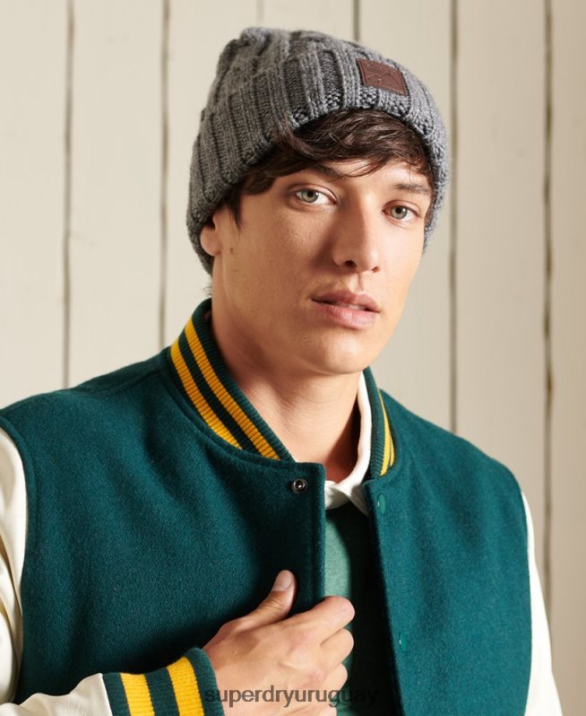 uy Superdry hombres gorro arrastrero gris DT2N8Z1814 accesorios