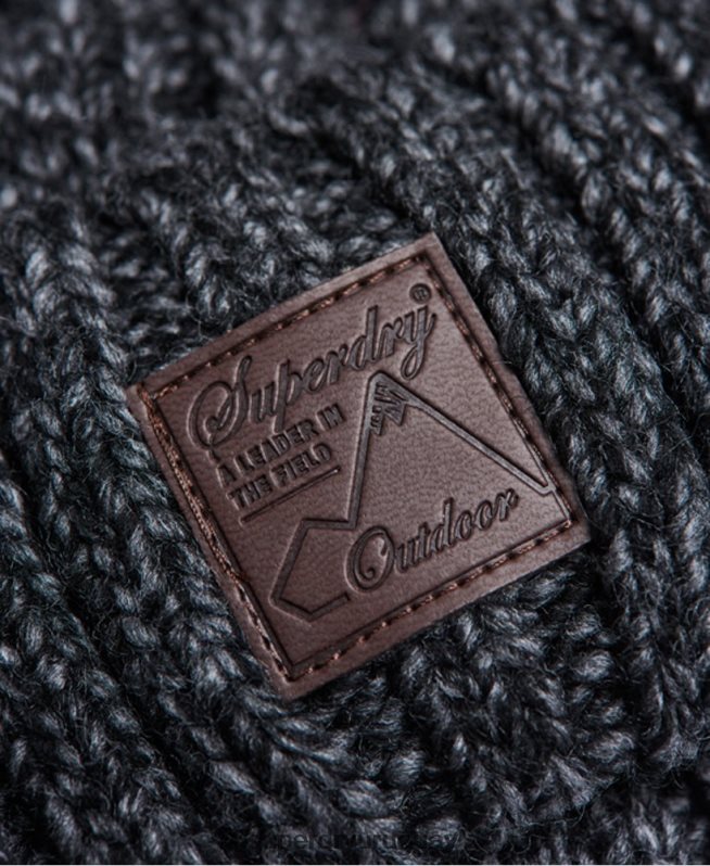 uy Superdry hombres gorro arrastrero gris oscuro DT2N8Z1806 accesorios