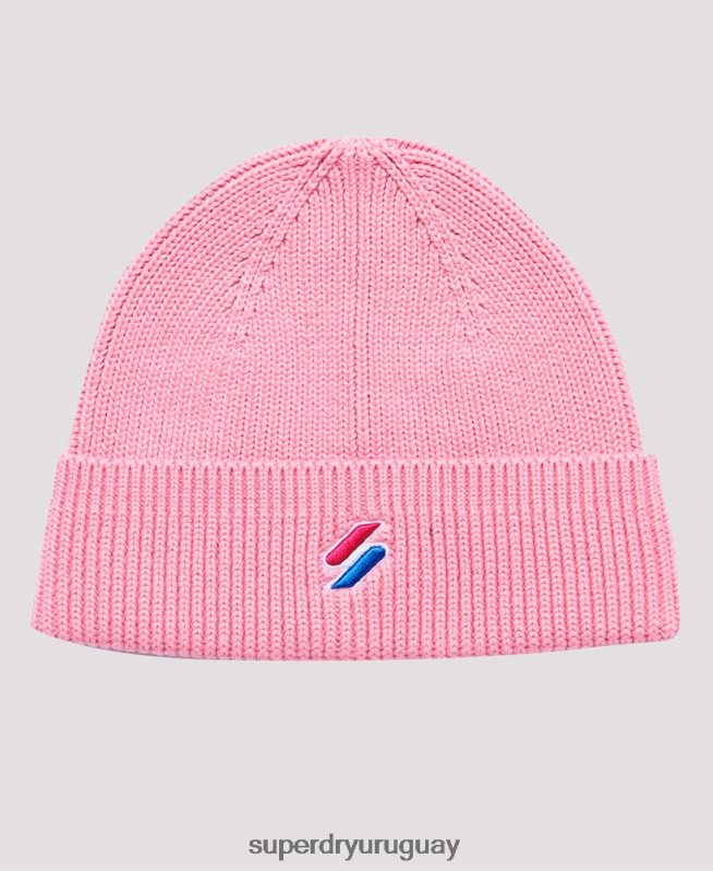 uy Superdry hombres gorro de código rosa DT2N8Z6406 accesorios