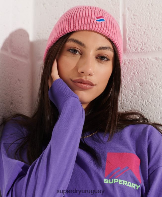 uy Superdry hombres gorro de código rosa DT2N8Z6406 accesorios