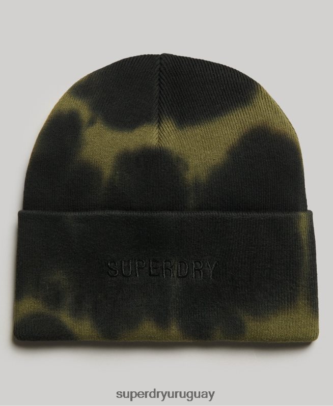 uy Superdry hombres gorro teñido negro DT2N8Z1673 accesorios