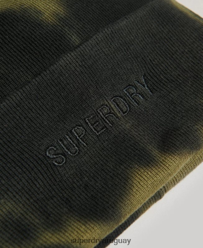 uy Superdry hombres gorro teñido negro DT2N8Z1673 accesorios