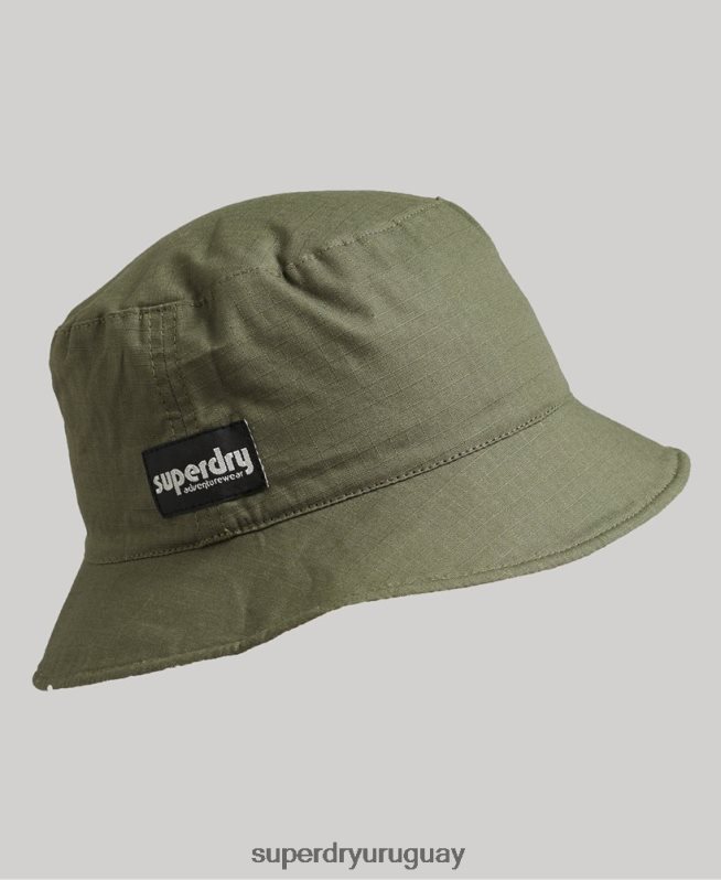 uy Superdry hombres sombrero de pescador de lana crema DT2N8Z1616 accesorios