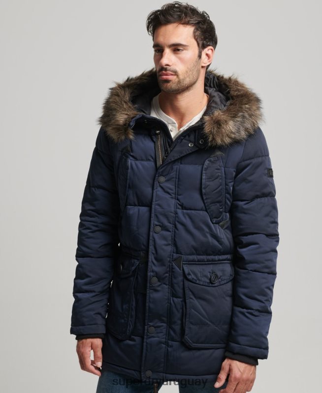 uy Superdry hombres parka chinook Armada DT2N8Z4514 ropa