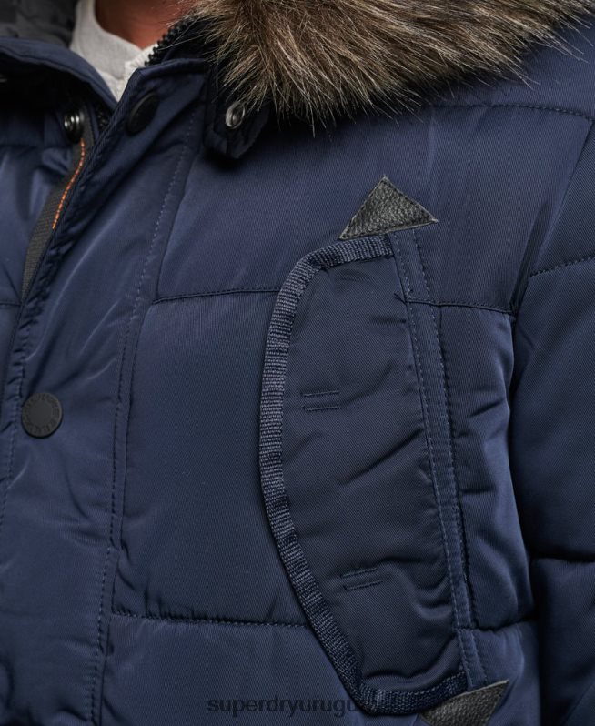 uy Superdry hombres parka chinook Armada DT2N8Z4514 ropa